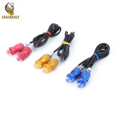 China Mini Fancy Light Red Blue Yellow Green Aluminum HONDA Bike Decoration for sale