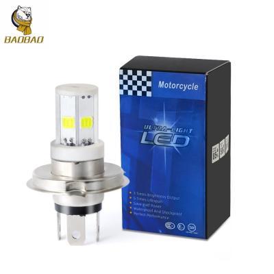 China 12v H4 H6 BA20D White Color Metal LED Motorbike Interior Bulb For Honda Suzuki for sale