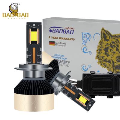 China 160W Hight beam Low beam Car LED Headlight Bulb H4 H7 H11 9005 9006 Auto Pars for sale