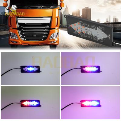 Chine Plastic Red Blue Flashing 12V Lucency Motorbike Spotlight CG LED Light Bar à vendre