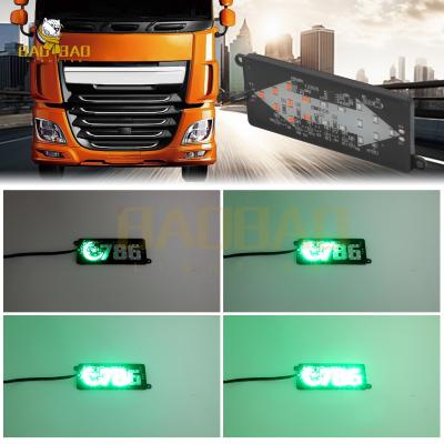 China Plastic 12V Green Flashing Motorcycle Lights Lucency LED CG Spare Parts for sale