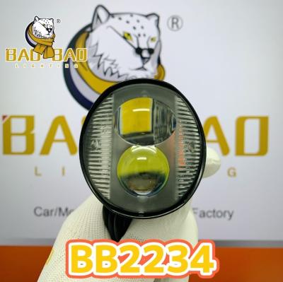 China 2 Bead Metal White Yellow Dual Color Mini Driving LED Light CG125 Modified à venda