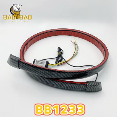 China Carbon Fiber Car Light Bar Taillight Decoration Parts Trunk Led Light Auto Parts for sale