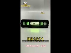 metal white yellow dual color motorcycle led fog light outdoor work light