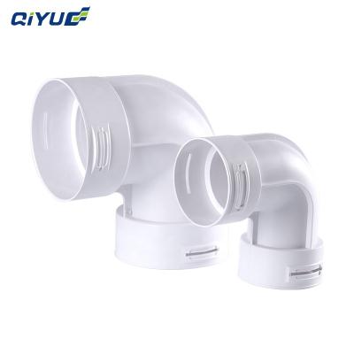 China Good Quality Long Service Life HVAC Air Stack Parts HDPE Pipe Fittings 90 Degree Elbow for sale