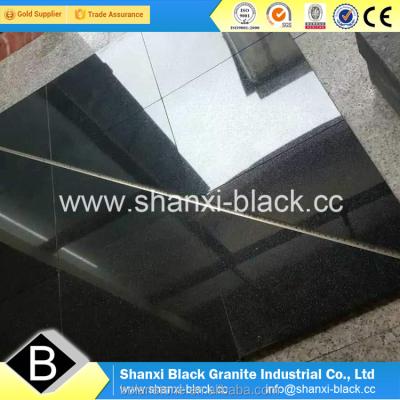 China China Shanxi Indoor Outdoor Hot Selling Absolute Black Granite Thin Ect Decoration Polished Tiles 305*305*10mm 400*400*10mm 305*610*10mm on stock for sale for sale