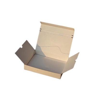 China Recyclable Luxury Custom Logo Corrugated Pink Color Jewelry Shipping Announcement Box for sale