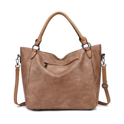 China NEW 2022 New Style Women Handbag Bolso De Mujer Casual Fashion PU Leather Tote Bags Shoulder Bag Large Capacity for sale