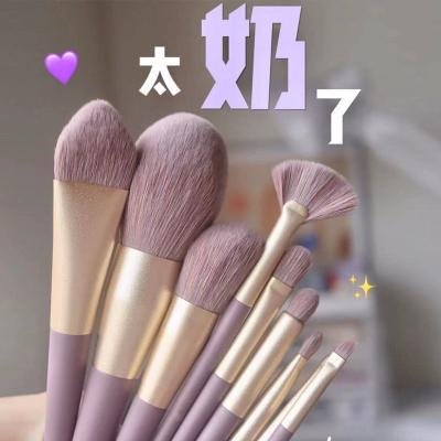 China General Small Purple Sweet Potato Makeup Brush Soft Hair Eyeshadow Brush Powder Brushes Student Parity Makeup Brush for sale