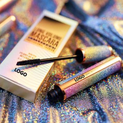 China Wholesale Star Blingbling 4D Waterproof Thick Curly Waterproof Sweat Long Anti None New Dizzy Makeup Fiber Black Mascara Brushes for sale