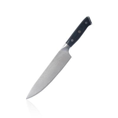 China Hot Selling Minimalist 8 Inch Damascus Knife Chef Knife With Damascus Steel Blade for sale