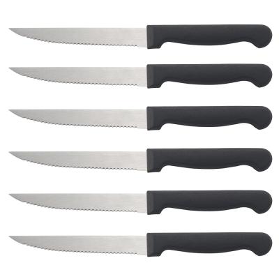 China Amazon Viable Hot Selling Steak Knives With 3CR13 Blade And PP Handle Steak Knife Set for sale