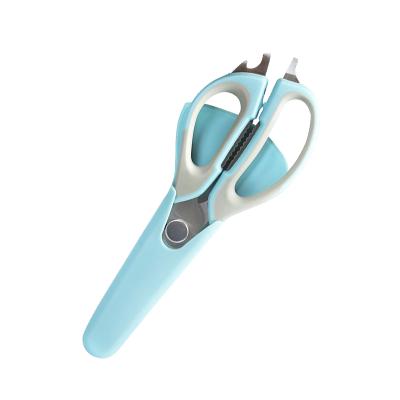 China Cutting Powerful Multi-Function Poultry Shears With Magnetic Refrigerator Rack Kitchen Scissors Kitchen Shear for sale