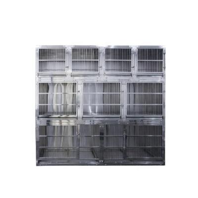 China Sustainable KA-508 Stainless Steel Dog Cages Modular Dog Cage Wholesale Establishments for sale