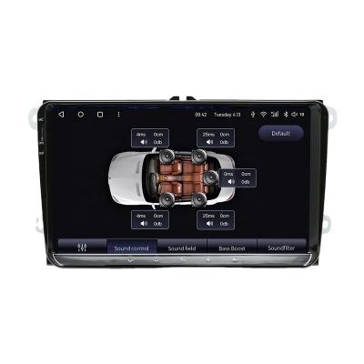 China 8953 Android 10 4+64GB Handsfree Car Navigation System For VW 9inch Universal With DSP 4G LTE Car Video for sale