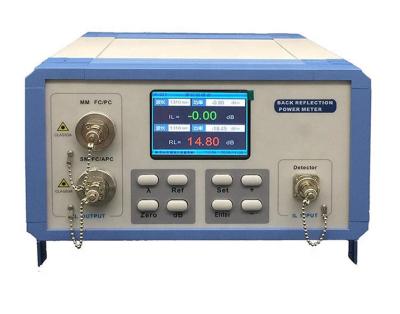 China 1310/1550nm IL RL Insertion Fiber Return Loss Tester High Precision for sale