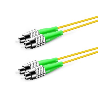 China Simplexfaser-Optikverbindungskabel FC APC Inspektion 9/125 Zipcord für Netz FTTH FTTB FTTX zu verkaufen