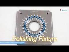 High Density Fiber Optic Polishing Jig , 36 Ports Sc Apc Connector Polishing Holder