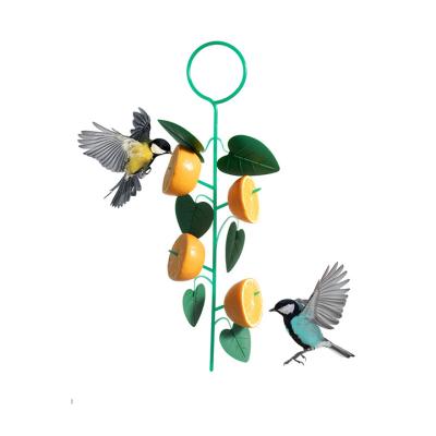 China Non-automatic plastic bird feeder outdoor hanging bird feeders for large capacity outdoor waterproof decoration for garden yard tree for sale