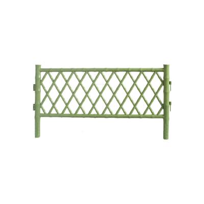 China Easily Assembled Bamboo Artificial Fence Garden Bed Edging Yard Border Insert Garden Fence for sale