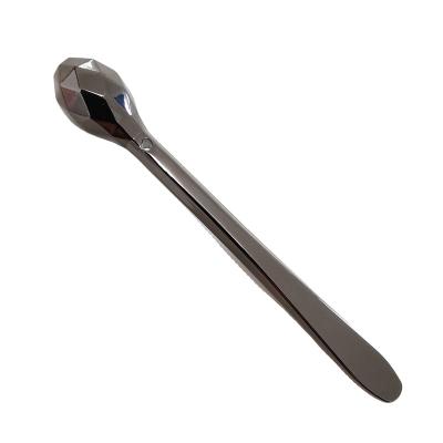 China Facial Massager stick Metal Spoon Makeup Spatula Product Metal Spoon Makeup Spatula Product Metal Mini Cosmetic Spatula Zinc Alloy for sale