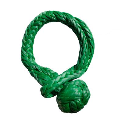 China Auto ATV/UTV UHMWPE Braided Slack Shackle, Adjustable Car Tow Rope Slack Shackle for sale