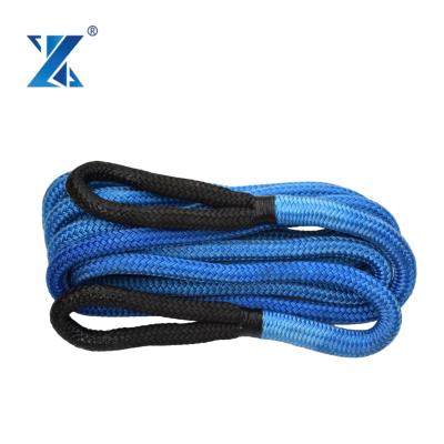 China Outdoor colorful double braided nylon kinetic rope for sale