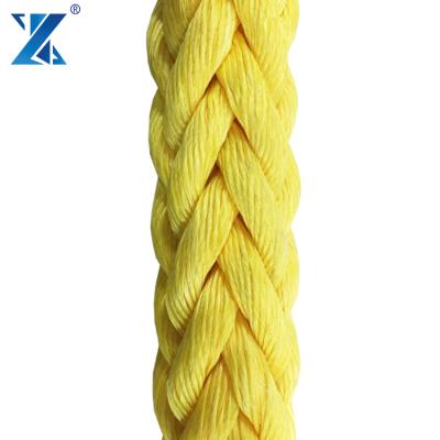 China Marine Mooring IMPA Mooring Rope 12 Strand PP/PES Mixed Rope With Certificate for sale