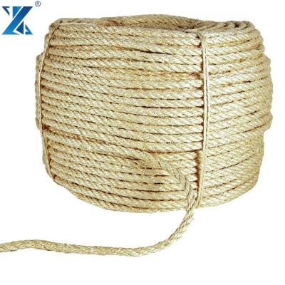 China Agriculture Wholesale China 100% Natural Round Raw Hemp Rope Sisal Rope Eco-friendly for sale