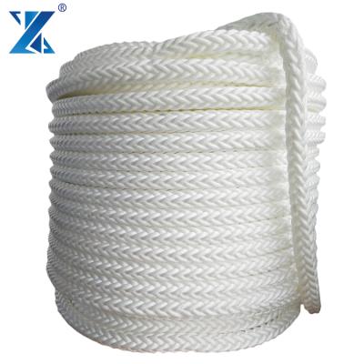 China MM 12 Polyamide PA Boat / Marine 80 Strand / Marine Braided Rope Anchor Line Nylon Rope for sale