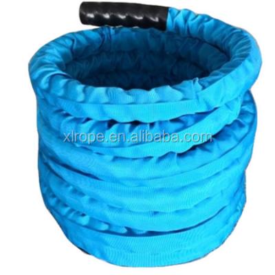 China ARM Nylon Power Rope Indoor Fitness Keeping Battle Rope With Sheath Cover for sale