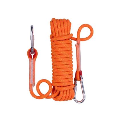 China Outdoor Equipment Hiking High Quality Camping Double Braided Nylon Climbing Rope for sale