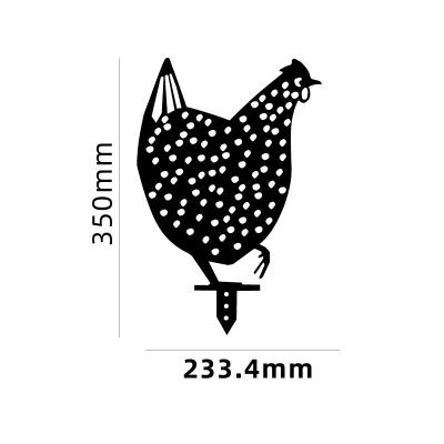 China New Eco-friendly Design Metal Chicken Garden Ornaments Metal Garden Ornaments Garden Ornaments Metal Supplier for sale