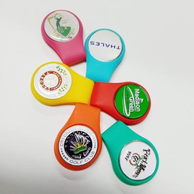 China High Quality Silicone Golf Cap Clip Beautiful Silicone Colors for sale