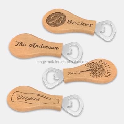 China Viable make your own magnet bottle opener wood for sale