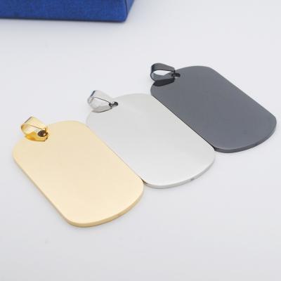 China China OEM Blank Custom Metal Military Dog Tag for sale