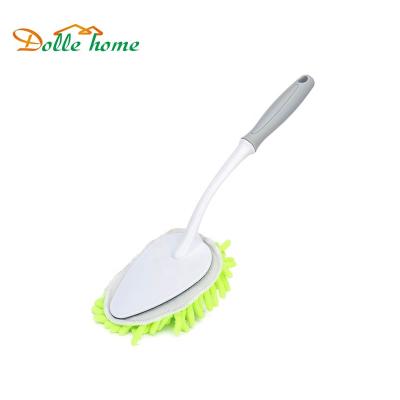 China Sustainable Amazon Rag Brush Car Cleaning Chenille Cleaning Brush With Handle for sale