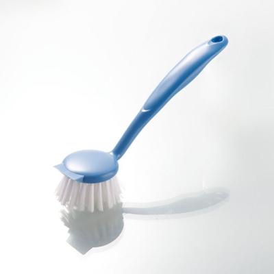 China Sustainable Wholesale Price Dish Brush with Long Handle Scrubbing Brush for Pans, Pots, Kitchen Sink Cleaning for sale