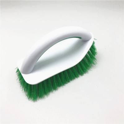 China Sustainable Household Rubber Grip Rub Brush Handheld Laundry Brush With Hard Bristles for sale