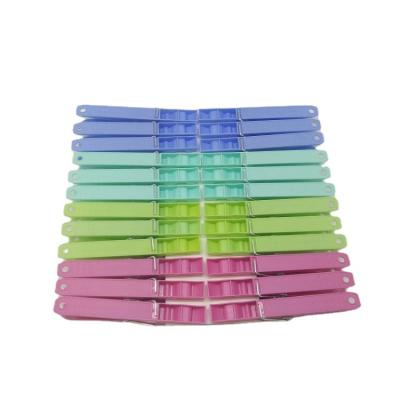 China 24 Pcs Set Modern Cheap Durable Plastic Household Windproof Sock Clips Clothespins Clips for sale