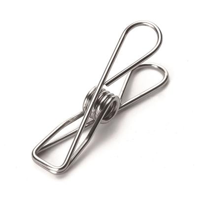 China Amazon Hot Selling Metal Stainless Steel Metal Pegs Small Laundry Clips For Clothing for sale