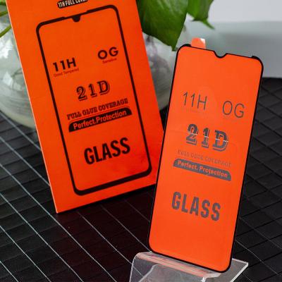 China 21D Anti Broken Full Glue Mica Vidrio Templado Para Celular Tempered Shockproof Phone Screen Glass 21D Protector For Xiaomi Infinix Tecno for sale