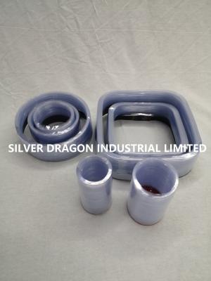 China Clear Round PVC Shrink Preforms , 296mm LF X 40+10mm X 0.05mm for sale