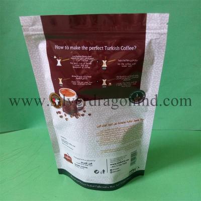 China coffee bags producer, stand up coffee bags with zipper, reclosable and with one-way valve, highest quality, lowest price for sale