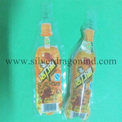 China 150ml Plastic drink bag with Bottle shape for sale