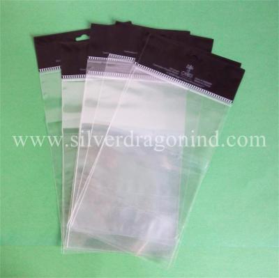 China printed pp header bags for plastic forks packing for sale