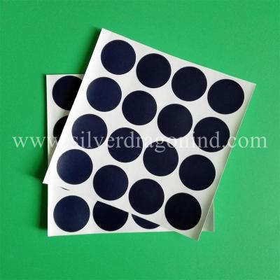 China Blue vinyl sticker labels for sale