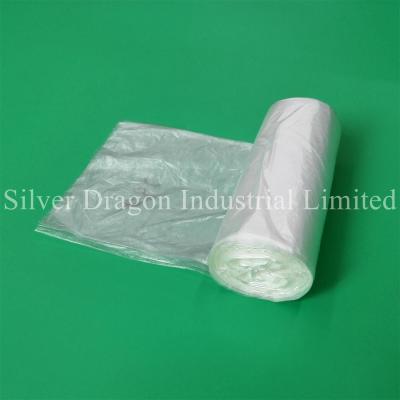 China 6 micron natural color high density trash liners on rolls for sale