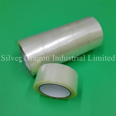 China Transparent BOPP packing tapes size 48mm x 100m for sale