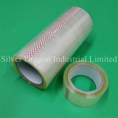 China Transparent BOPP packing tapes 48mm x 90yards, carton sealing tapes for sale